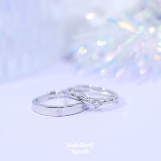 แหวนคู่เงินแท้ Tiara👑✨ ส่งฟรี EMS !