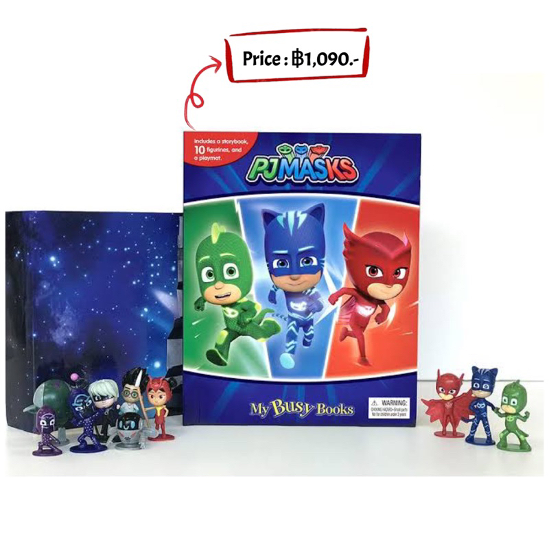 Pj Masks Busy Book with Models