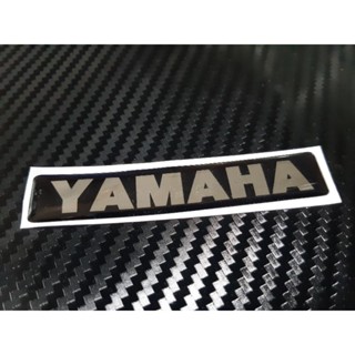 สติ๊กเกอร์ ยามาฮ่า  #yamaha งาน 3D ตัวนูน สีดำ