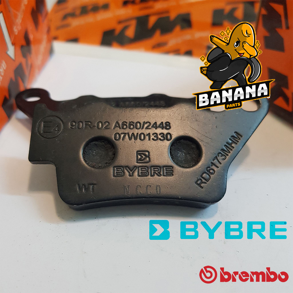 ผ้าเบรคหลัง Bybre [จากBrembo แท้] KTM DUKE RC/BMW/DUCATI/Royal enfield/TRUIMPH/APRILIA