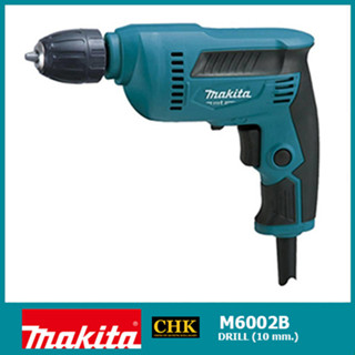 MAKITA สว่าน สว่านไฟฟ้า แบบหัวขันเร็ว ขนาด 3/8 นิ้ว(3หุน, 450วัตต์) รุ่น M6002B ++แทน มาคเทค MT607++