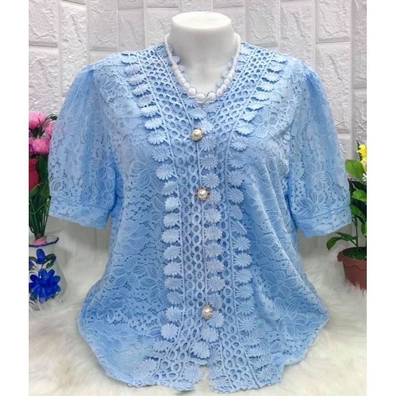 เสื้อลูกไม้ อก 38-40-42 นิ้วใส่ได้ งานฟรีไซศ์ เนื้อผ้านิ่มใส่สบายไม่ร้อนไม่คัน รหัส D A