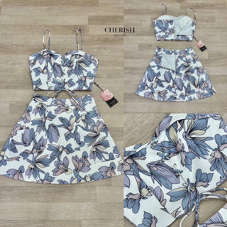 เสื้อคอรบ+ กระโปรง ป้าย CHERISH