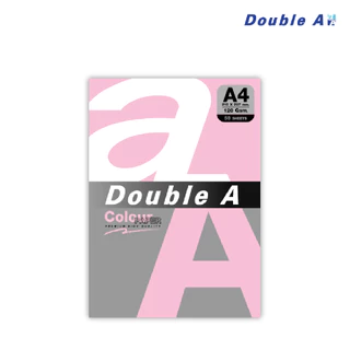 Double A กระดาษการ์ด กระดาษการ์ดสี กระดาษถ่ายเอกสาร A4 หนา 120 แกรม แพ็ค 50 แผ่น จำหน่าย 1แพ็ค [S24]