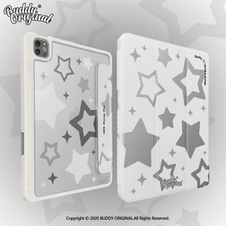 iPad case Buddy แท้ 💯 White stars เคสไอแพดสีขาว ส่งฟรี✅