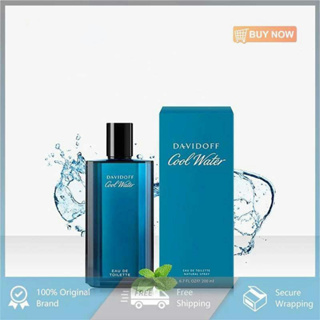 น้ำหอม Davidoff cool water น้ำหอมผู้ชาย ของแท้ 100% genuine กลิ่นหอมอ่อน EDT125ml Mens, ocean, lasting father, holiday