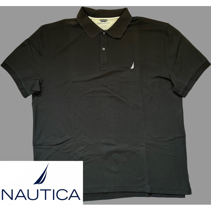 เสื้อยืดโปโล Nautica ของแท้ มือสอง ไซส์ 3XL (oversize, plus size)