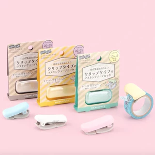 KOKUYO Karu Cut ที่ตัดเทปตกแต่ง สไตล์มินิมอล โทนสีพาสเทล ขนาดพกพา สำหรับตัดม้วนเทป ขนาด 10-15 / 20-25 มม.