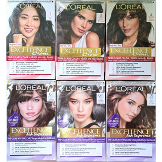 LORÉAL PARIS EXCELLENCE CREME และ LORÉAL PARIS Magic Retouch สเปรย์ปิดผมขาว 75 ml.