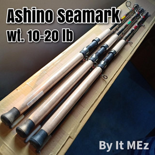 ของแท้ ราคาถูก ❗❗ คันเบ็ดตกปลา คันหน้าดิน Ashino Seamark Line wt.10-20 lb Lure wt. 50 - 100 G. Spinning