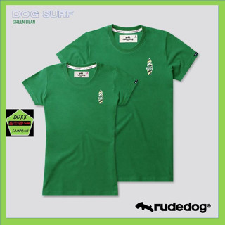 Rudedog เสื้อคอกลม ชาย หญิง รุ่น Dog surf สีเขียว