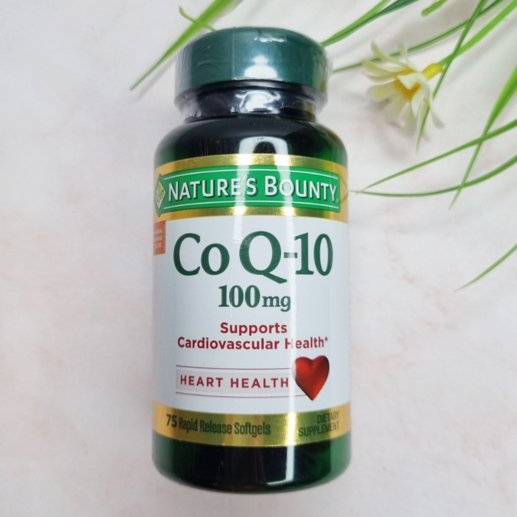 [Nature's Bounty®] CoQ10 100mg 75 Rapid Release Softgels โคคิวเท็น Q10 Co-Q10  Co Q10