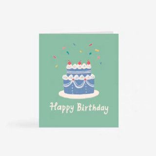 •พร้อมส่ง• การ์ดอวยพรวันเกิด happy birthday card การ์ดวันเกิด (ไม่มีซอง)