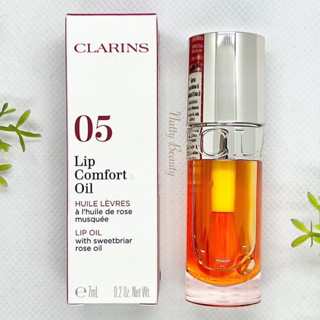 🔥แท้💯%🔥ฉลากไทย 7ml.ผลิต12/64 #05 apricot ลิปออยล์ Clarins Lip Comfort Oil