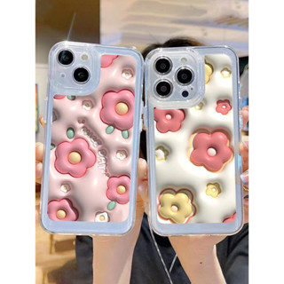 เคส โทรศัพท์ไอโฟน ลาย ดอกไม้ 2 ชิ้น iphone11 p12 p13 p14 xr xs