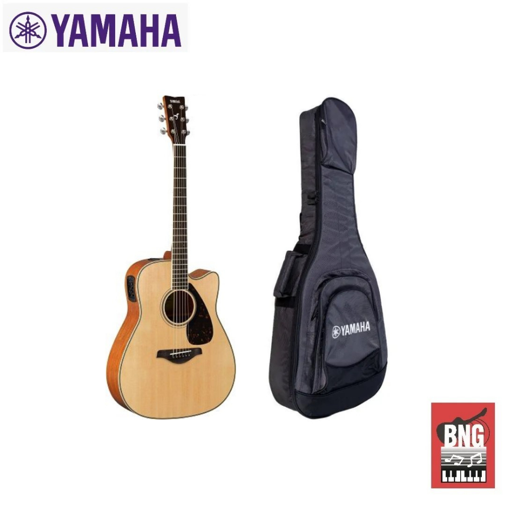 YAMAHA FGX820C กีตาร์โปร่งไฟฟ้า ไม้แท้ เสียงดังกังวาน *แถมกระเป๋าหนา YAMAHA*