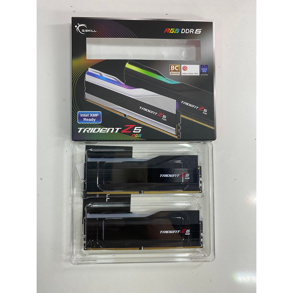 ขายแรมมือสอง G.SKILL TRIDENT Z5 RGB BLACK DDR5(5600) 32GB (16GBX2)