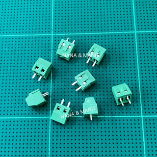 Terminal 2 PIN ระหว่างขา 3.81 mm 300V/10A เกรด A ใต้หวัน เเพ๊คละ 10 ตัว