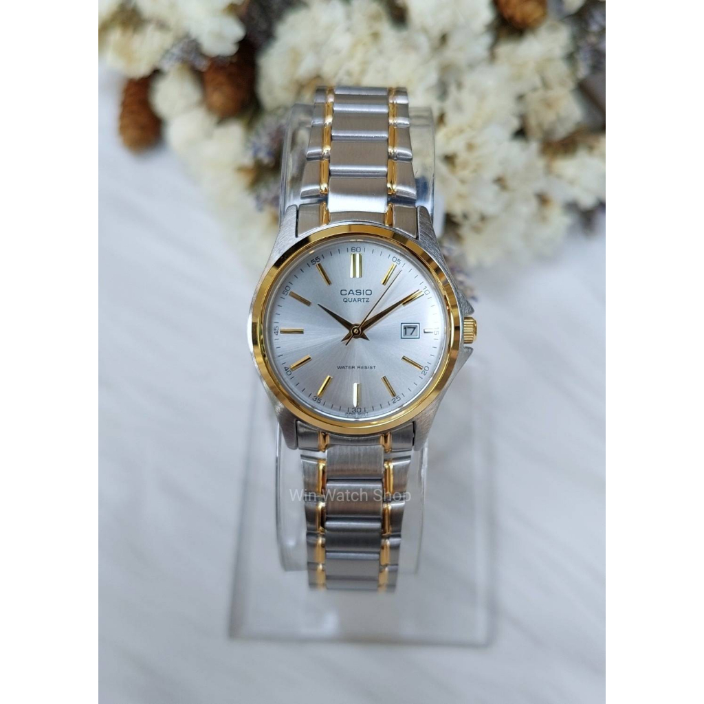 Casio นาฬิกาข้อมือผู้หญิง และผู้ชาย รุ่น LTP-1183G-7A ,MTP-1183G-7A สายสองกษัตริย์ -ของแท้ 100% รับประกัน 1 ปี