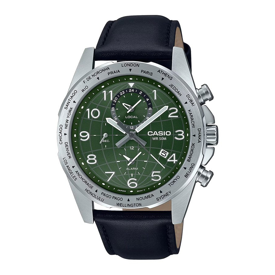 [รุ่นหายาก]🎁CASIO STANDARD MTP-W500L-3A ของแท้ 100% พร้อมส่ง ประกัน 1 ปี