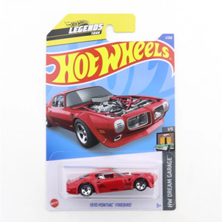 รถเหล็ก HOTWHEELS ของแท้ 1970 Pontiac Firebird (Red) (HW2022_#001B)