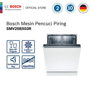 เครื่องล้างจาน BOSCH รุ่น SMV25BX03R