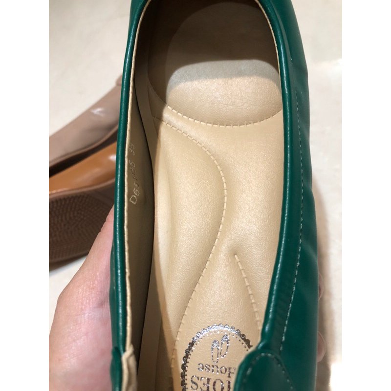 งานโล๊ะสต็อคค่ะ อาจมีตำหนิ🪐651155🪐 [พร้อมส่ง]  บวกเพิ่ม 1ไซส์De Shoes รุ่นเรียบๆไม่มีโบว์ ใส่ได้กับทุกชุด