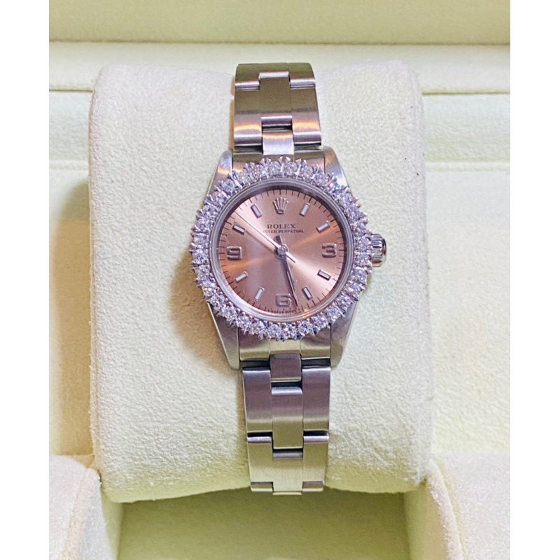 Rolex OP lady Nodate หน้าpink แชมเปญ