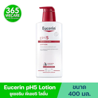 Eucerin pH5 Dry Sensitive Skin Lotion 400 ML ยูเซอริน พีเอช 5 ดราย เซนซิทีฟ สกิน โลชั่น บำรุงผิวกาย 365wecare