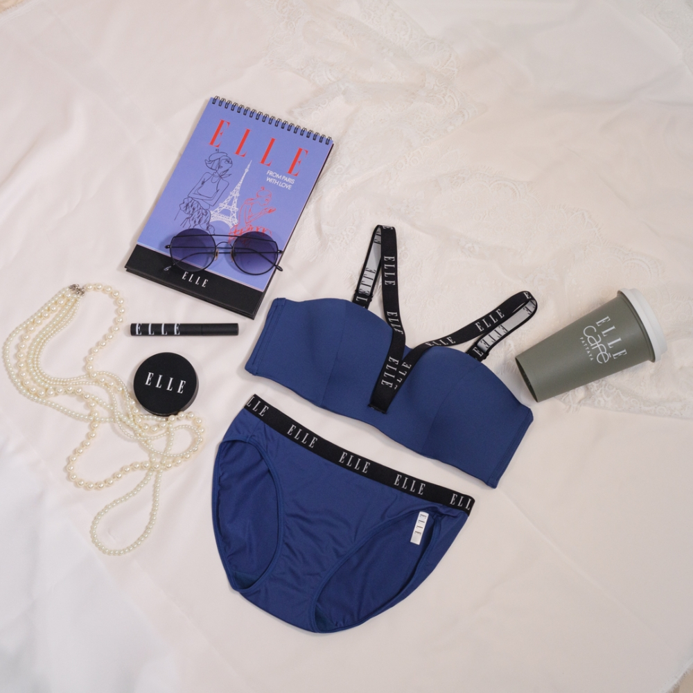 ELLE lingerie I Moulded bra ยกทรงรูปแบบครึ่งเต้า มีโครง I LB4615TN (ไม่รวมกกน.)