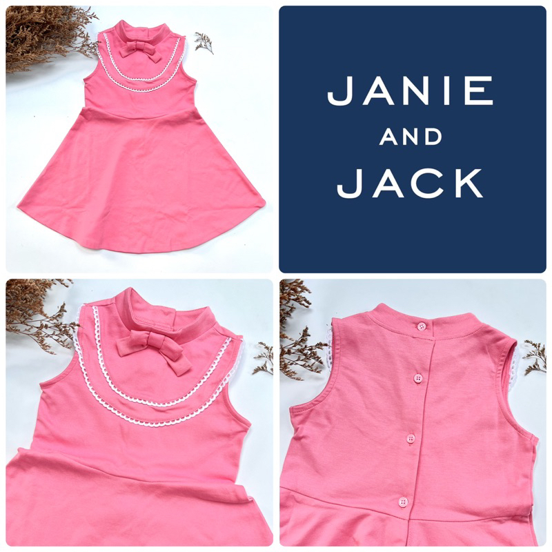 Janie and Jack “Pink Candy Sweet Ponte Dress”