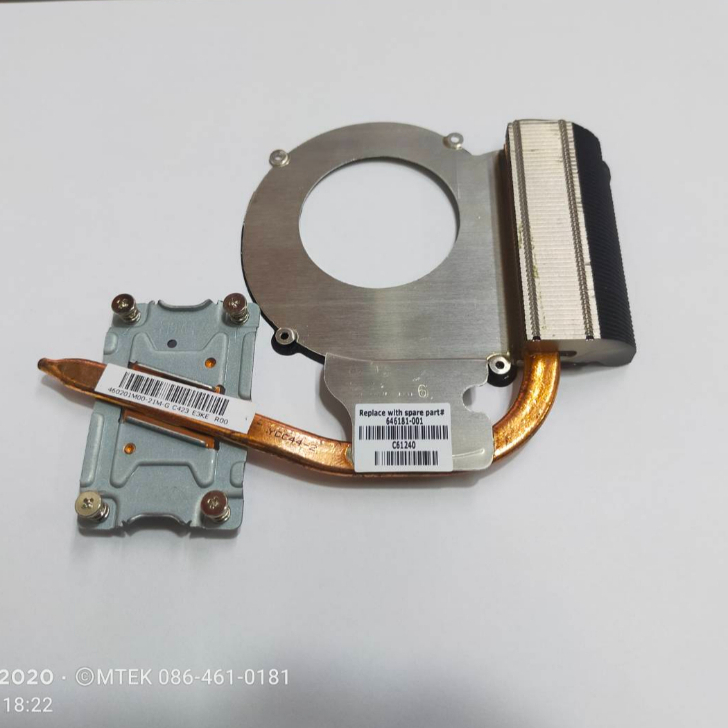 ฮีทซิงค์ระบายความร้อนโน้ตบุ๊ค HP 2000, 630, Compaq CQ43 CQ57 - 646181-001 Notebook Cooling Heatsink 