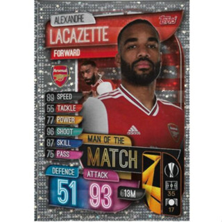 Alexandre Lacazette (Arsenal) 261.  Man of the Match - Match Attax 2019/20 Champions League