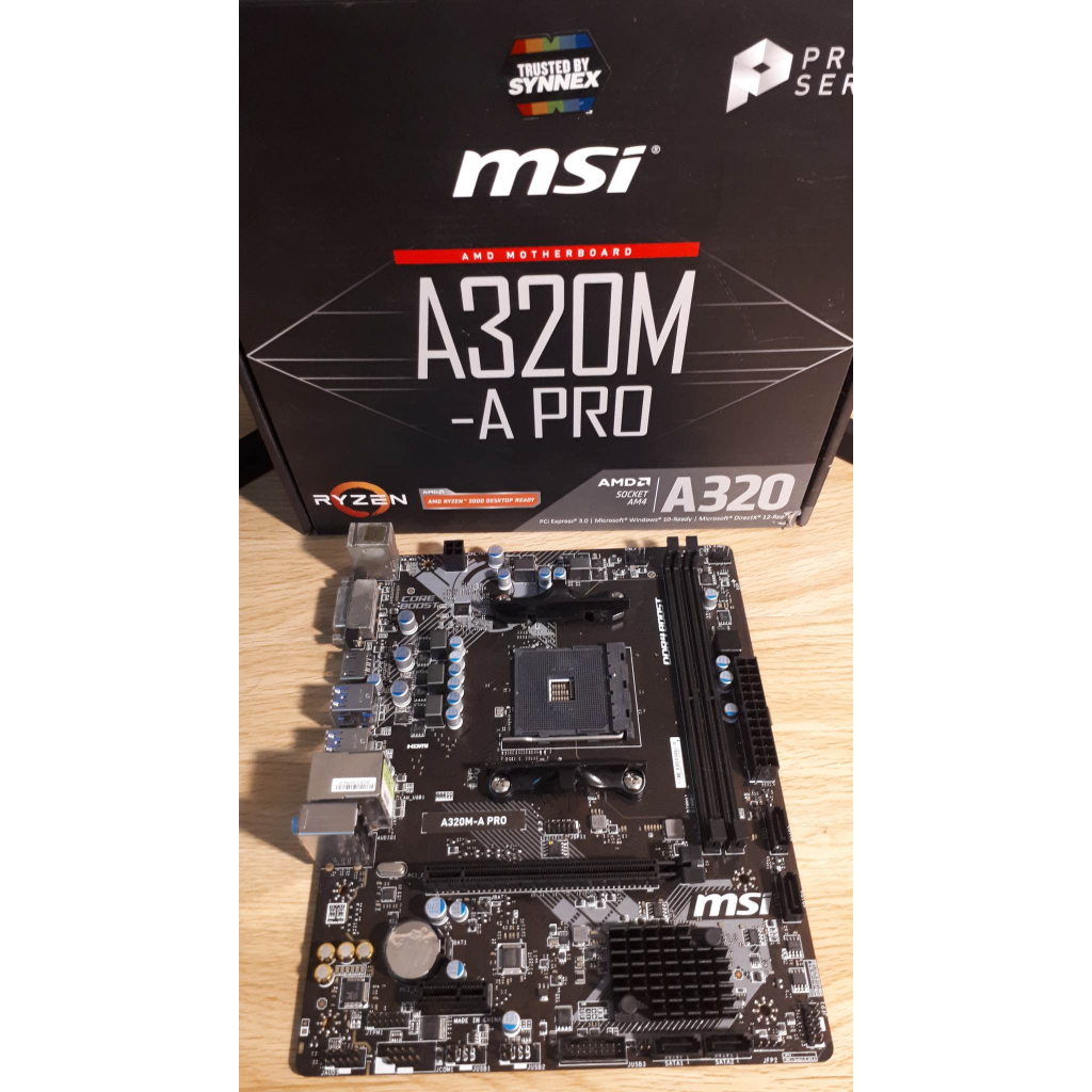 MAINBOARD (เมนบอร์ด) AM4 MSI A320M-A PRO