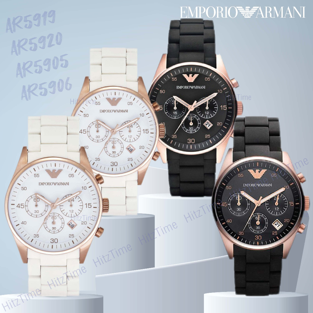 นาฬิกา Emporio Armani ข้อมือผู้ชาย รุ่น AR5919 AR5905 นาฬิกาแบรนด์เนม สินค้าขายดี Watch Armani ของแท้ พร้อมส่ง