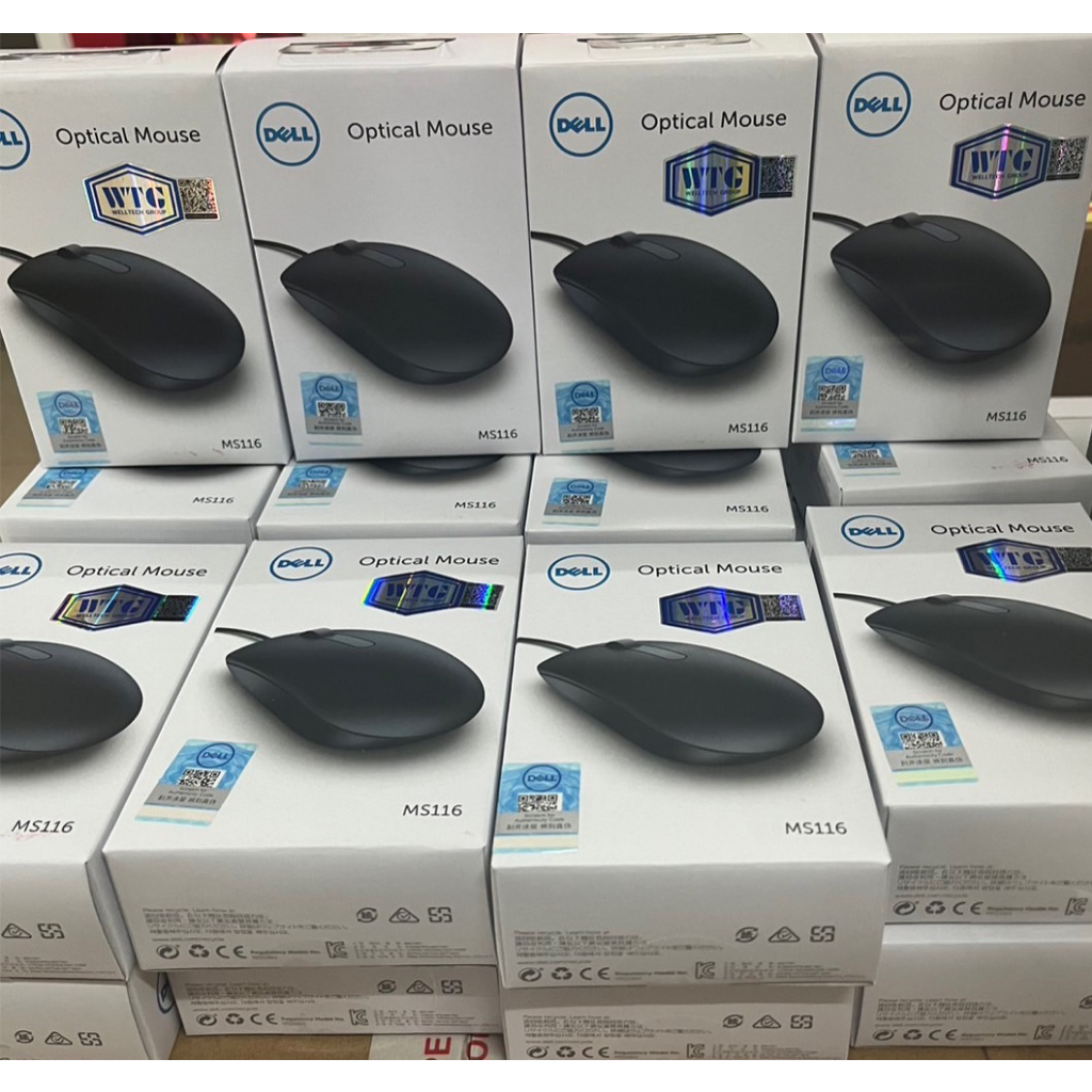 Dell Optical Mouse- MS116 ( BLACK)