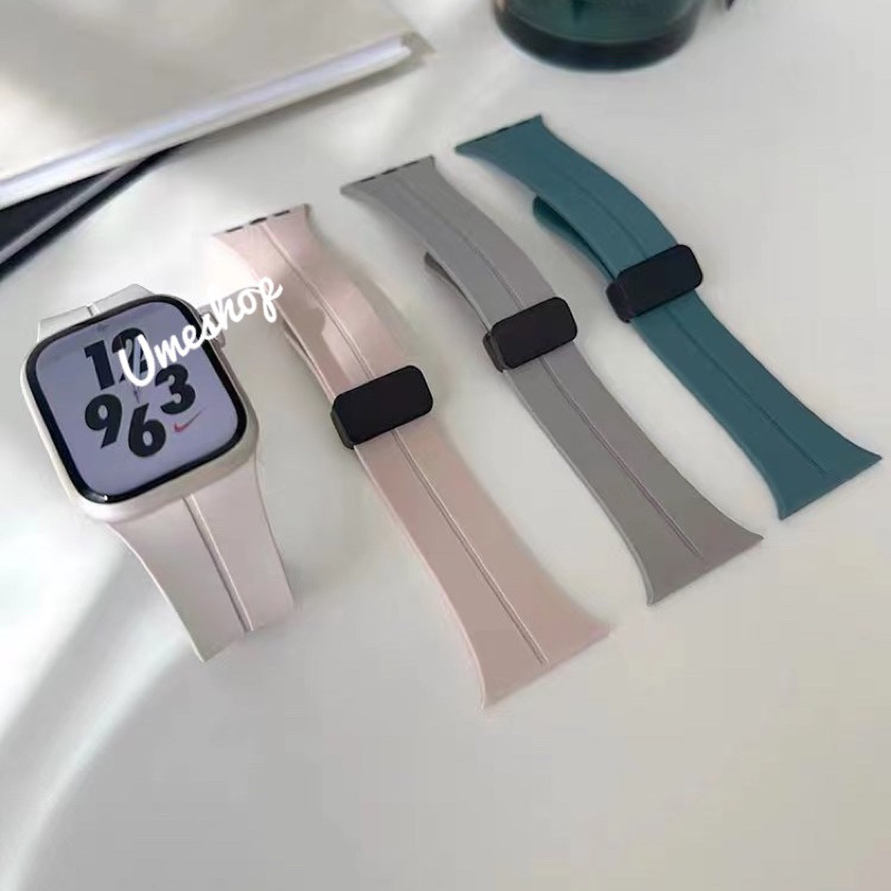 lock ใหม่ !!! สายนาฬิกา watch ultra10 8 7 6  5 4 3 สายนาฬิกา smart watch ปรับง่าย 41/44/45/49mm strap smart watch