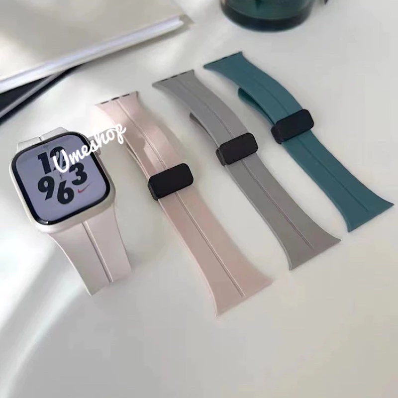 lock ใหม่ !!! สายนาฬิกา watch ultra11 10 8 7 6 5 4 3 สายนาฬิกา smart watch ปรับง่าย 41/44/45/49/46mm strap smart watch