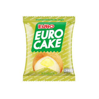 EURO CAKE ยูโร่ พัฟเค้ก สอดไส้ครีมรสคัสตาร์ด 1 ซอง