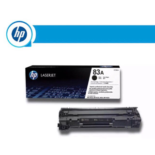 HP 83A ตลับหมึกโทนเนอร์ สีดำ ของแท้ Black Original Toner Cartridge (CF283A)