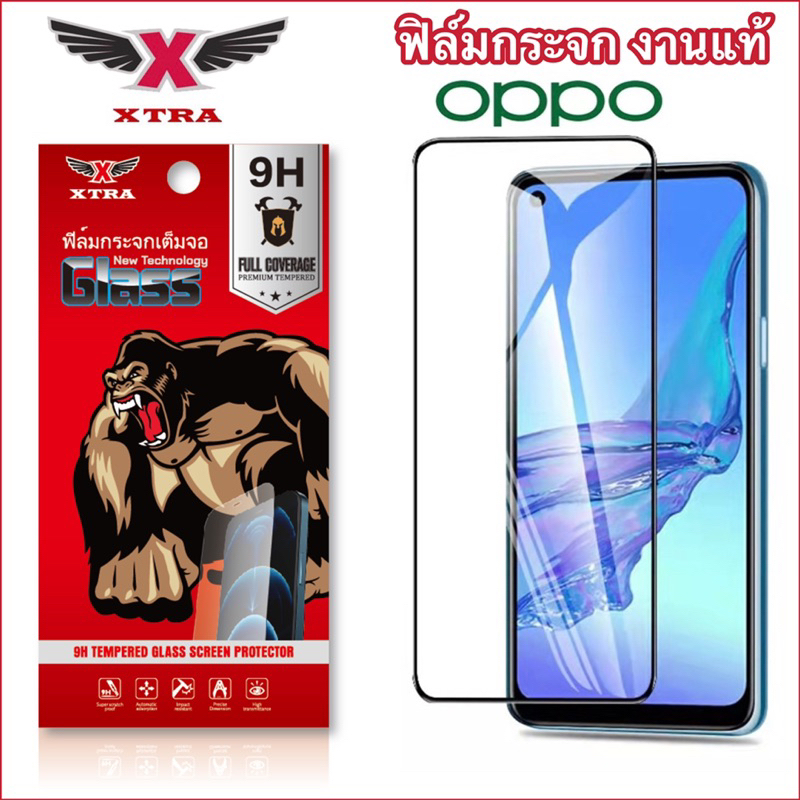 ฟิล์มกระจก แบบเต็มจอ 9H สำหรับ OPPO ทุกรุ่น A15/A16/A3S/A5S/A54-4G/A52020/F5/F7/F9/F11/Reno2/Reno4/Reno5/Reno6Z/A15S/A7