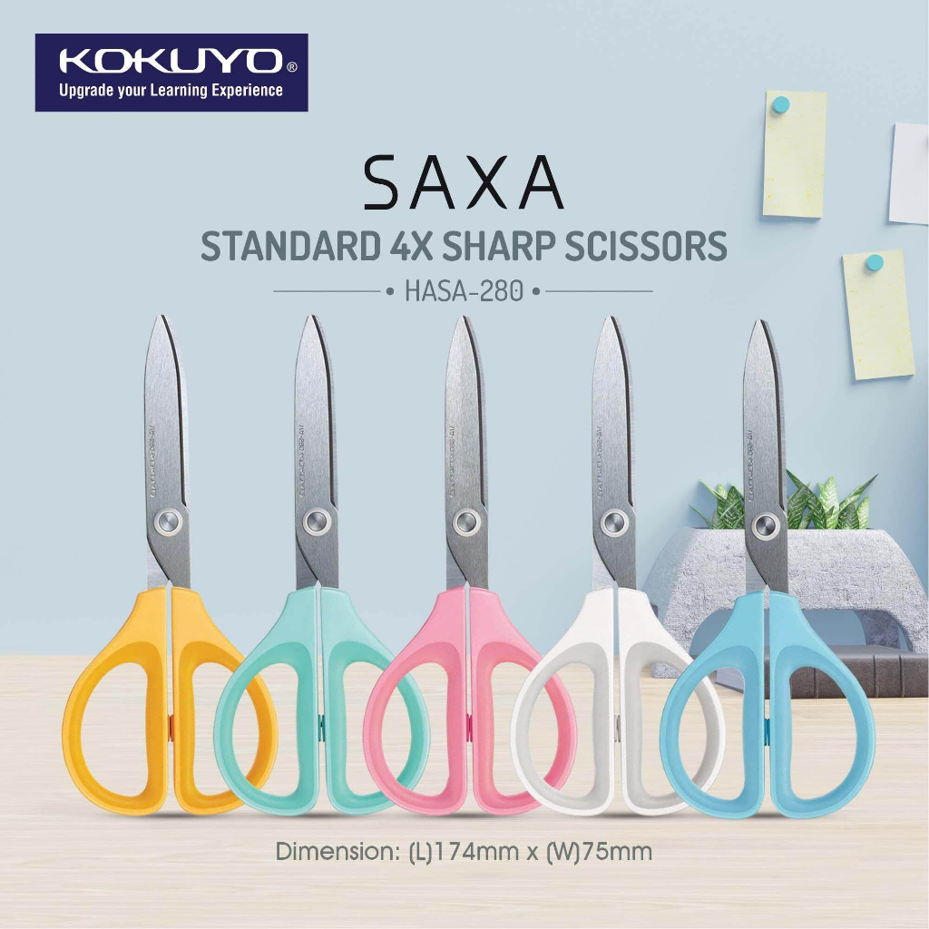 KOKUYO Saxa Scissors กรรไกรคุณภาพดีจากญี่ปุ่น มีให้เลือก 4 รุ่น