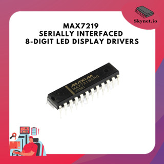 MAX7219 Serially Interfaced 8-Digit LED Display Drivers