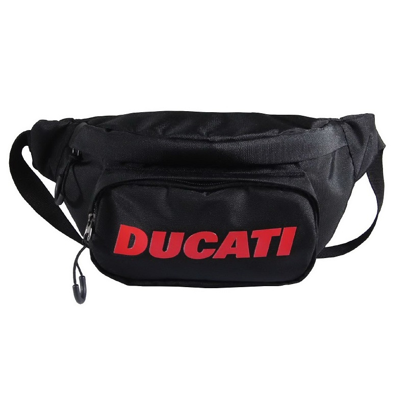 Ducati กระเป๋าคาดเอวดูคาติลิขสิทธิ์แท้ ขนาด 31x14x7 cm.DCT49 121