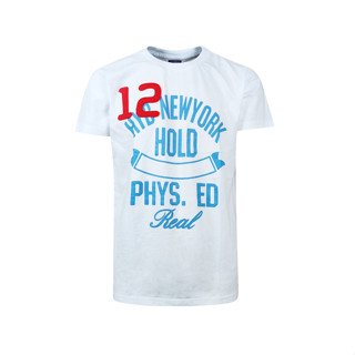 Hybrid T-shirt Men ไฮบริดเสื้อยืดผู้ชายแขนสั้น สีขาว(White)MTS-1350-WH