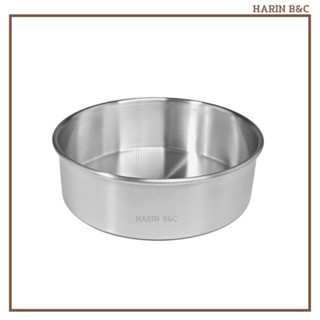 พิมพ์เค้ก 1ปอนด์ พิมพ์เค้กกลม 1ปอนด์ มีก้น / ถอดก้น    Aluminium Cake Pan 16x5cm