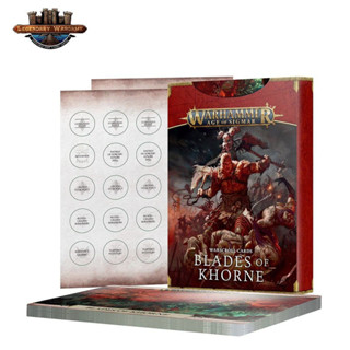 [GW-พร้อมส่ง]WARSCROLL CARDS: BLADES OF KHORNE (ENG)