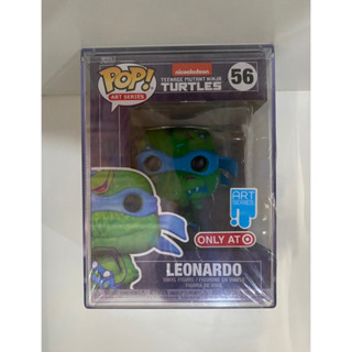 Funko Pop Teenage Mutant Ninja Turtles Leonardo Art Series (Exclusive) 56 แถมเคสใสขนาดแข็งพิเศษ