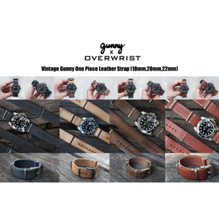 สายนาโต้หนัง รุ่น Gunny x OVERWRIST ขนาด 18,20,22mm