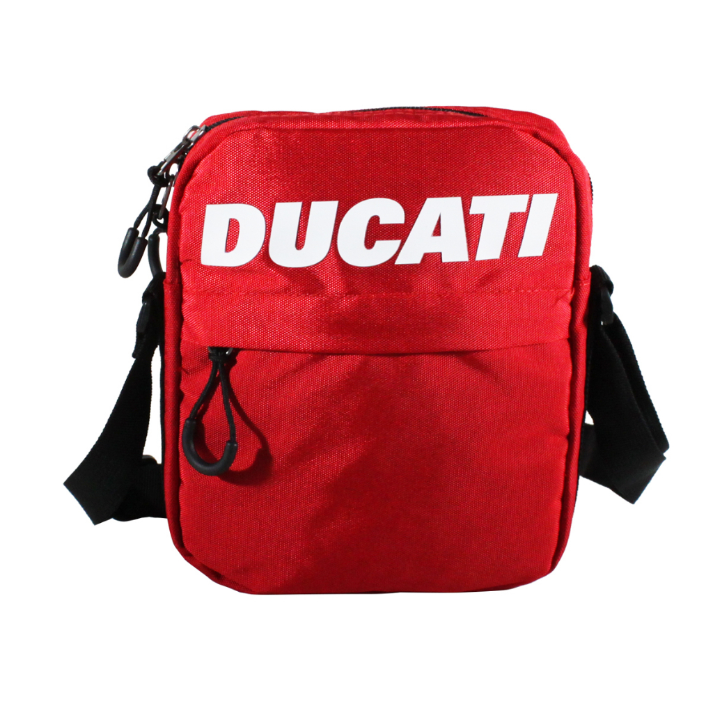 Ducati กระเป๋าสะพายข้างดูคาติลิขสิทธิ์แท้ ขนาด 17x21x4 cm. DCT49 118